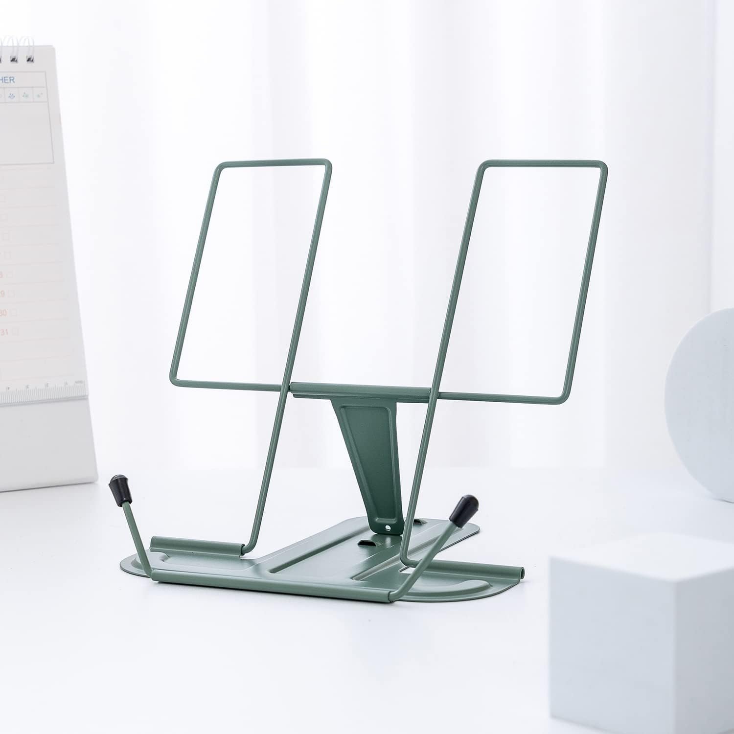 Adjustable Metal Book Holder for Books and Documents