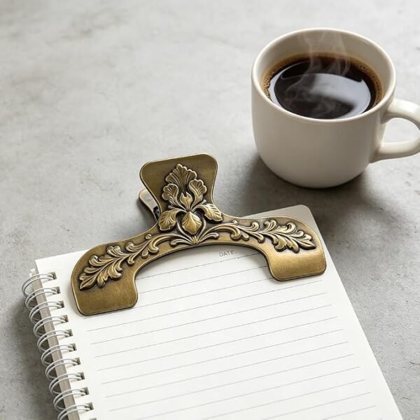 Flower-Shaped Book Clip for Hands-Free Reading