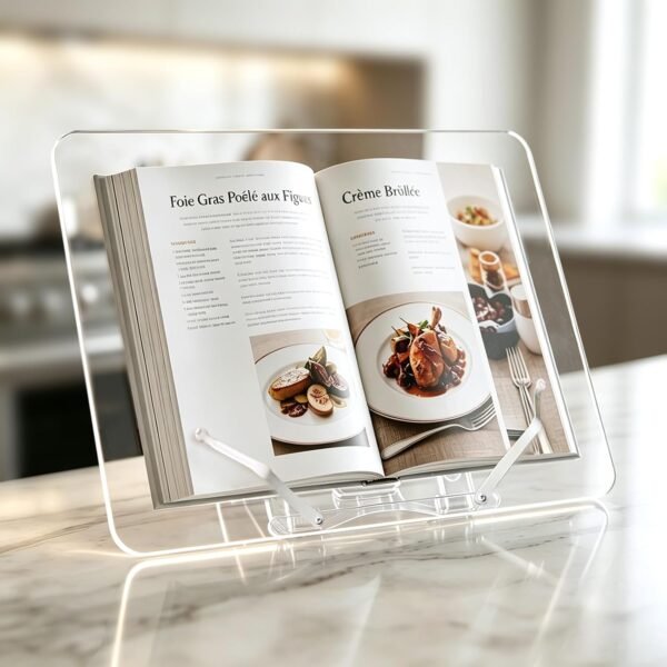 Adjustable Cookbook Stand for Kitchen Counter