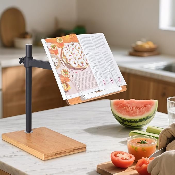 Adjustable Desktop Book Stand for Comfortable Reading