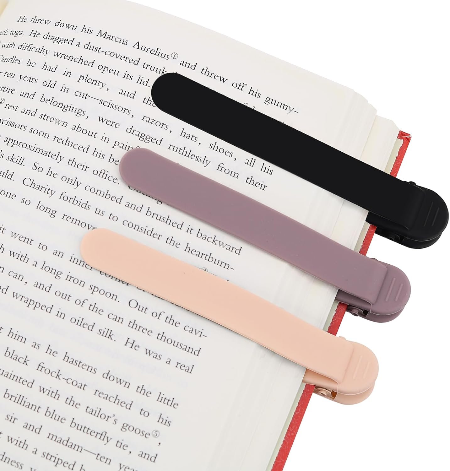 Silicone Automatic Bookmarks for Everyday Reading