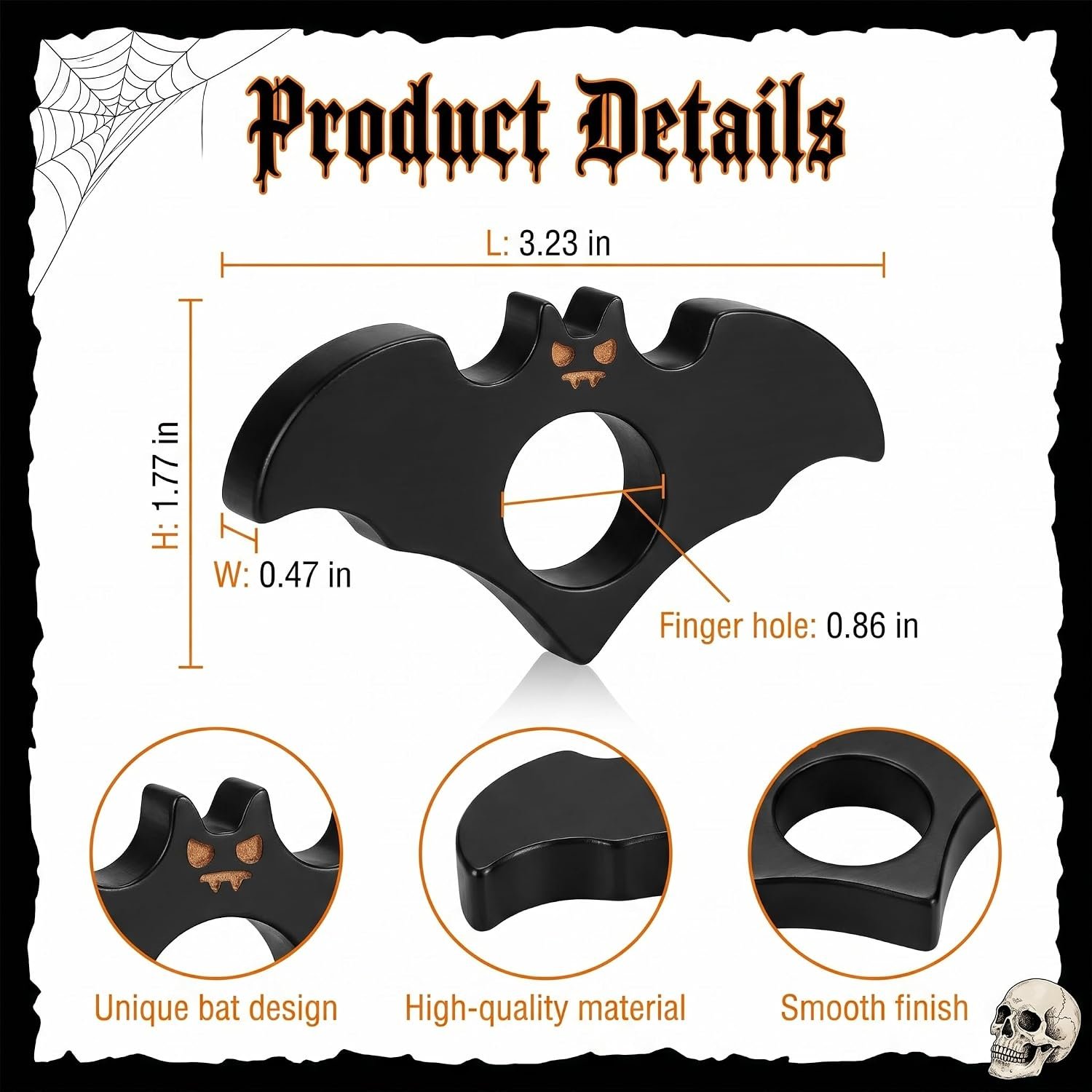 Bat-Shaped Book Page Holders for Reading - Image 2