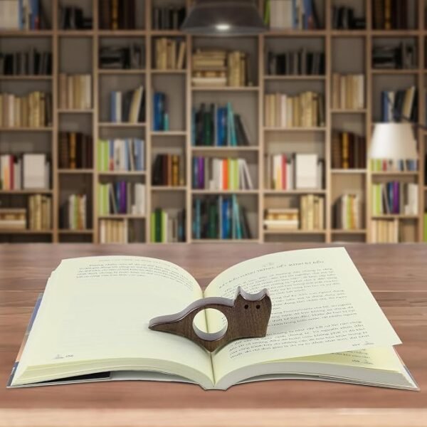Wooden Book Page Holder for Comfortable Reading