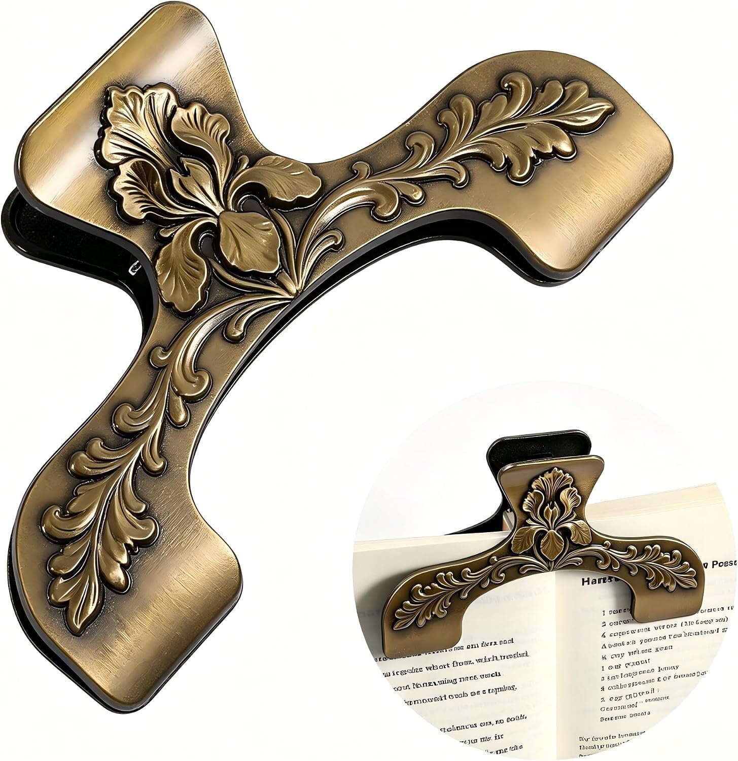 Flower-Shaped Book Clip for Hands-Free Reading - Image 2