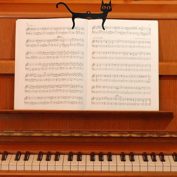 Cat-Shaped Metal Book Page Holders