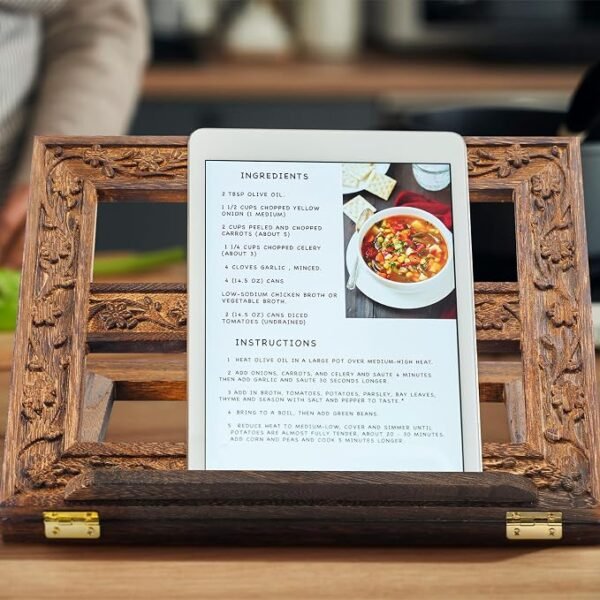 Folding Wooden Bible Stand for Reading and Display